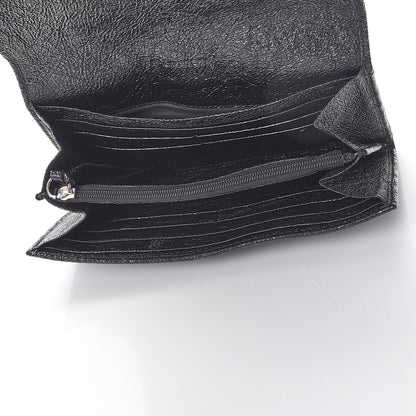 Givenchy Glazed Pebbled Calfskin Nightingale Wallet Black 5 of 8