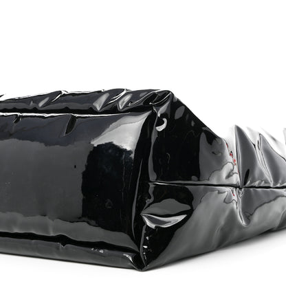 Saint Laurent Patent Wide Puffer Maxi Tote Black 10 of 10