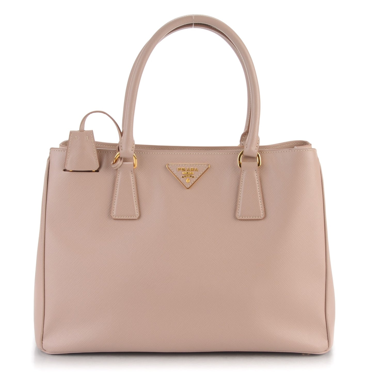 Saffiano Lux Medium Tote Cammeo
