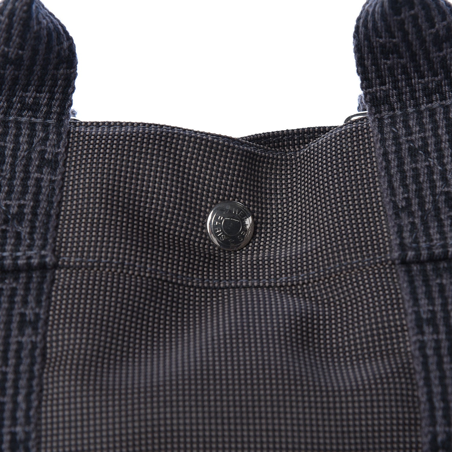 Hermes Canvas Herline Backpack Grey 7 of 10