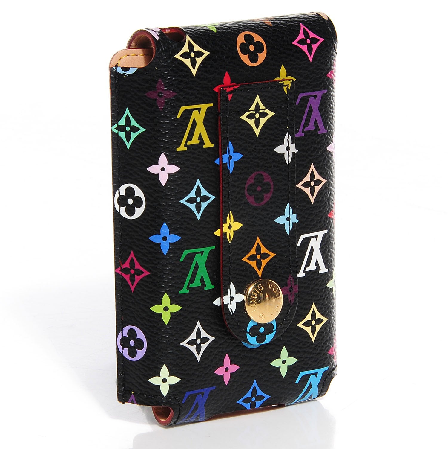 Louis Vuitton Monogram Multicolor Ipod Nano Case Black 94229