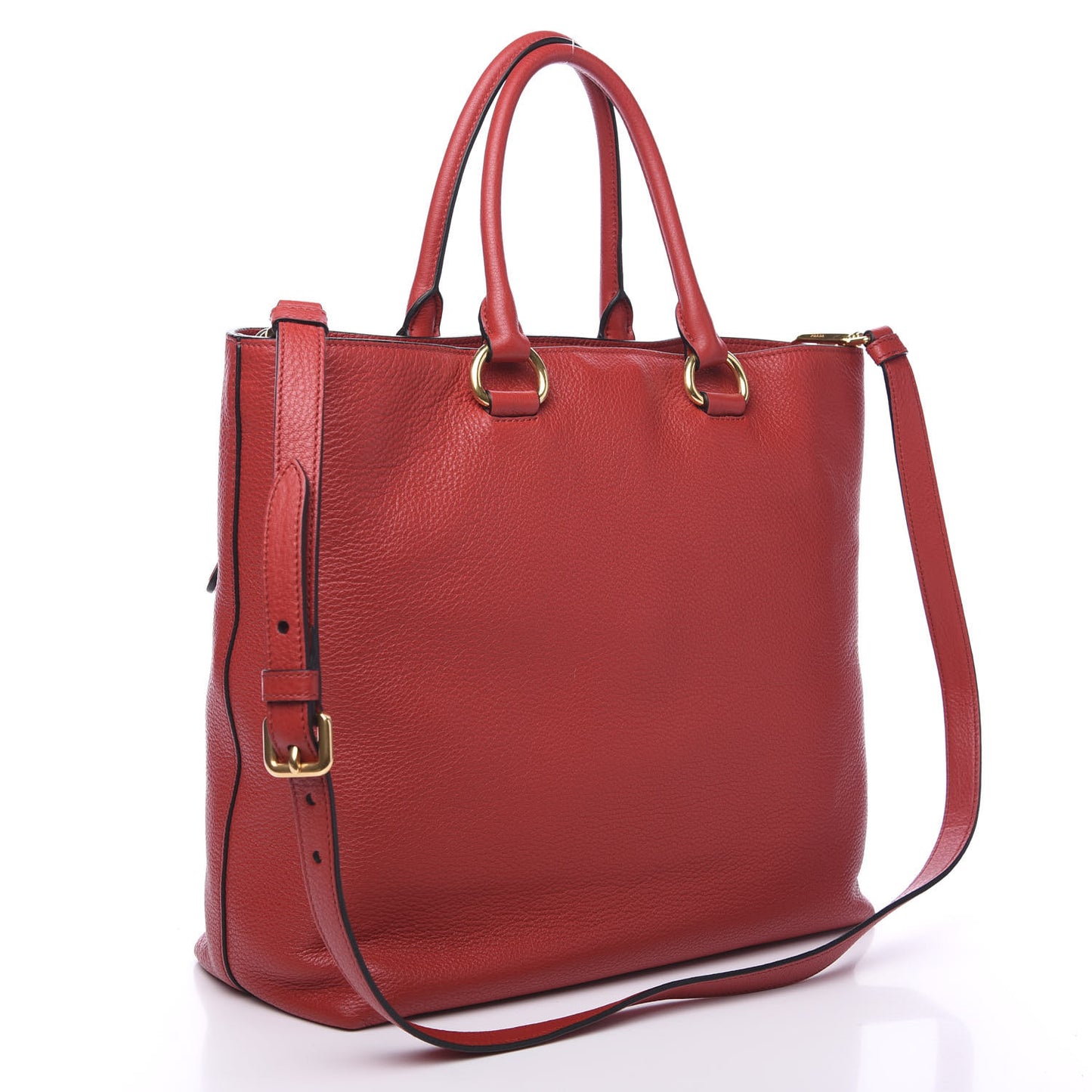 Vitello Daino Tote Rosso
