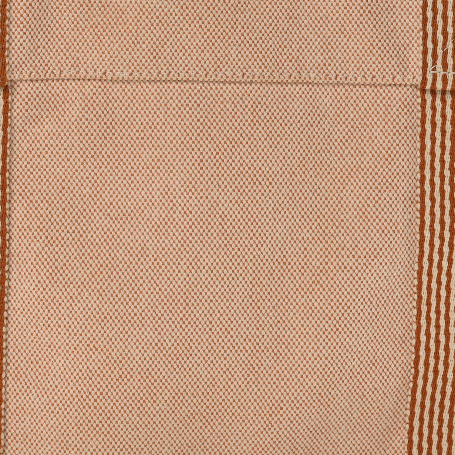 Hermes Canvas Herline Messenger Bag Orange 8 of 10