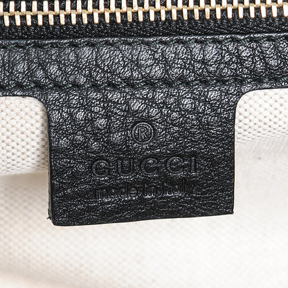 Gucci Cellarius Calfskin Small New Bamboo Top Handle Bag Black 6 of 6