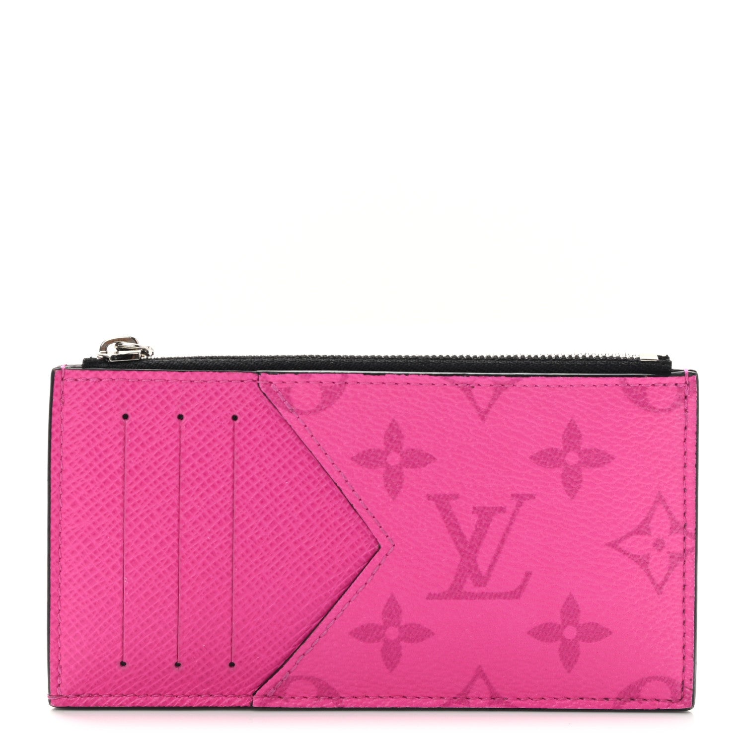 Louis Vuitton Taigarama Coin Card Holder Fuchsia 1 of 6