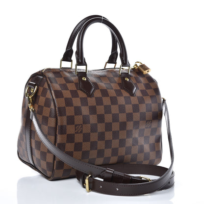 Louis Vuitton Damier Ebene Speedy Bandouliere 25 3 of 8