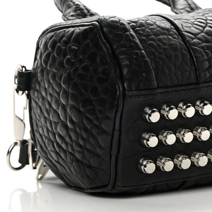 Alexander Wang Pebbled Lambskin Mini Rockie Black Rhodium Hardware 9 of 14