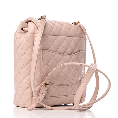 Chanel Calfskin Quilted Small Urban Spirit Backpack Beige 2 of 9