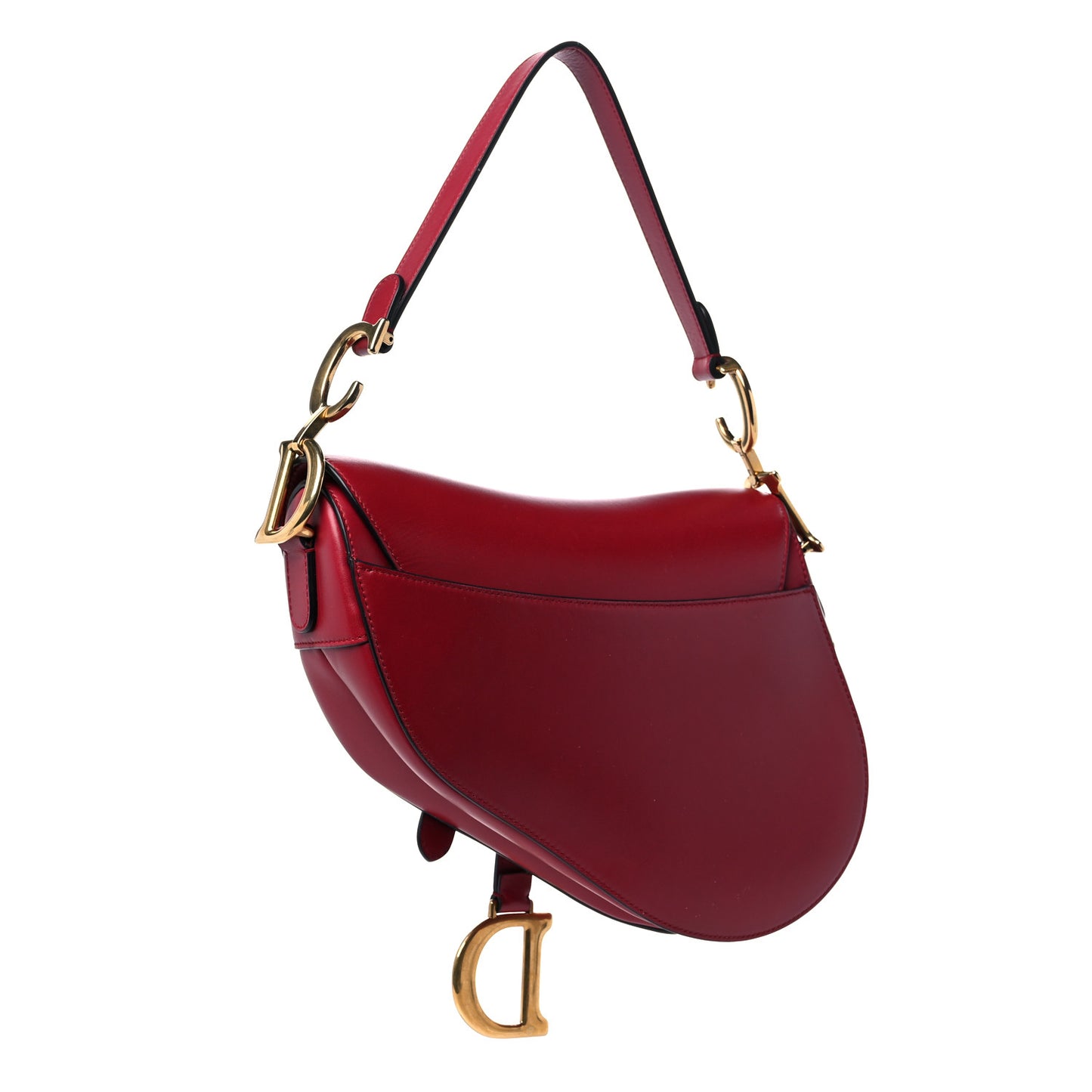 Calfskin Saddle Bag Scarlet