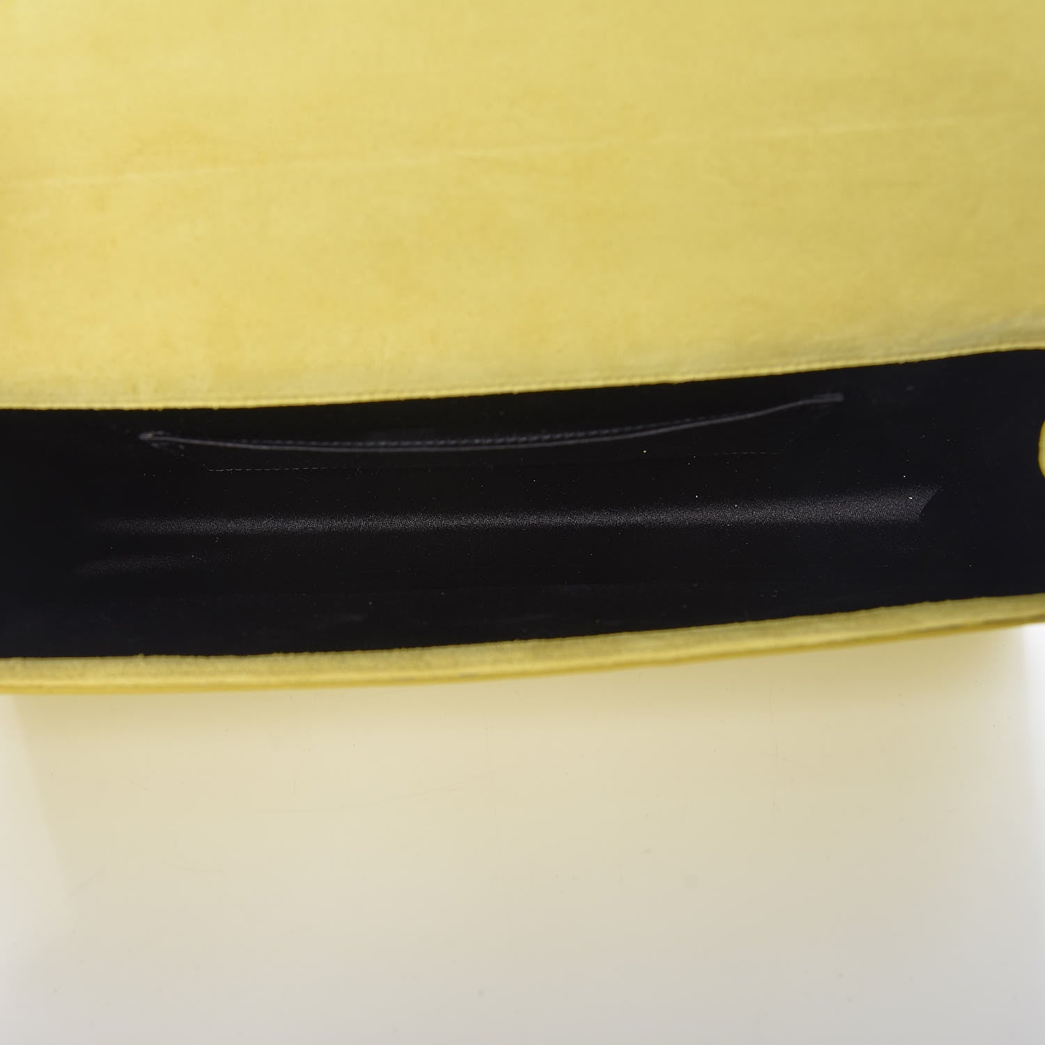 Saint Laurent Patent Calfskin Monogram Large Belle De Jour Clutch Yellow 5 of 7
