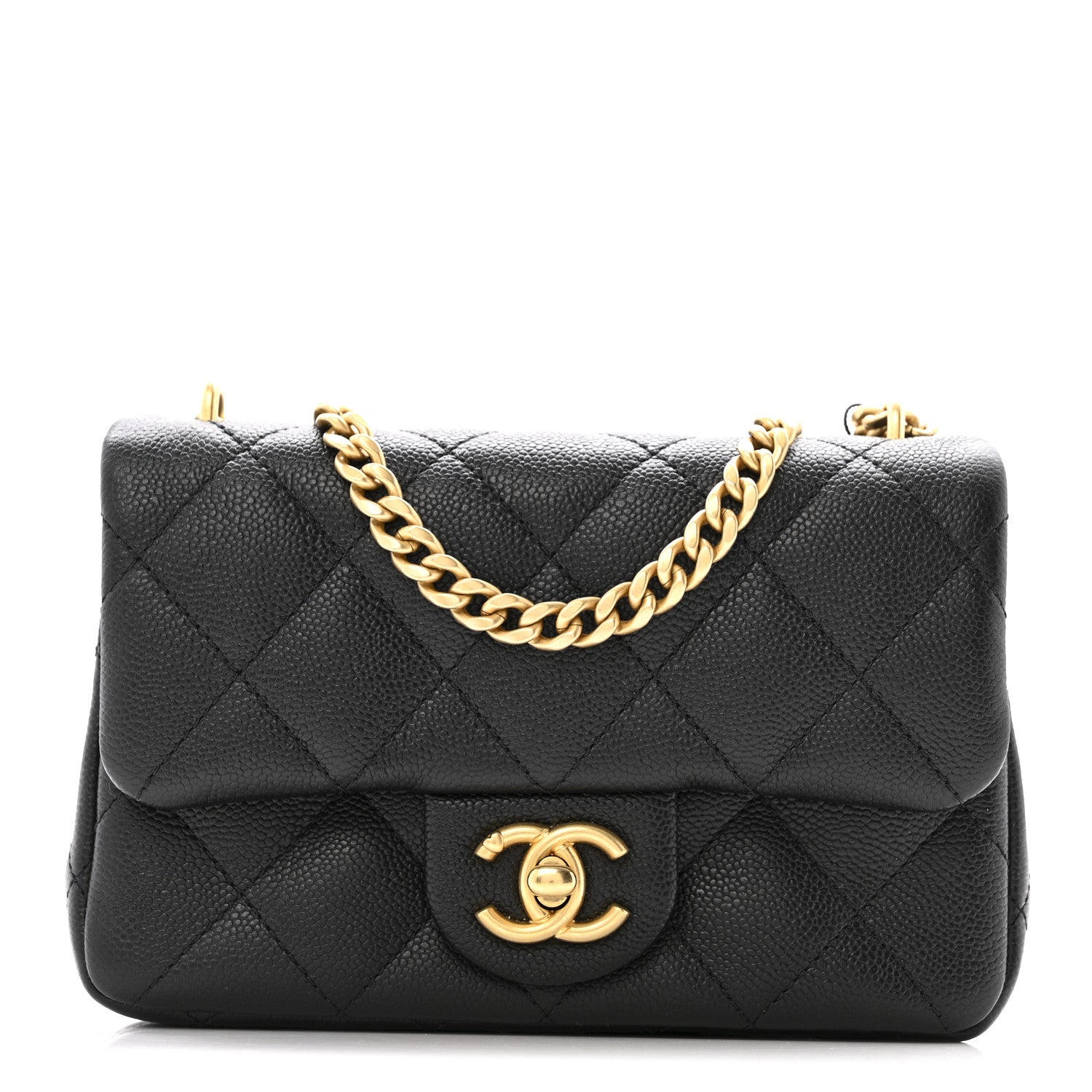 Chanel Caviar Quilted Mini Sweetheart Rectangular Flap Black 1 of 11