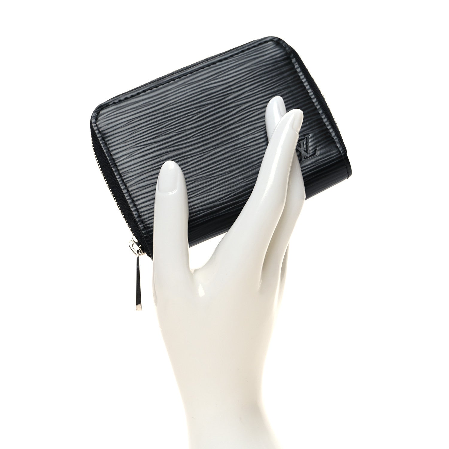 Louis Vuitton Epi Zippy Coin Purse Black 2 of 7