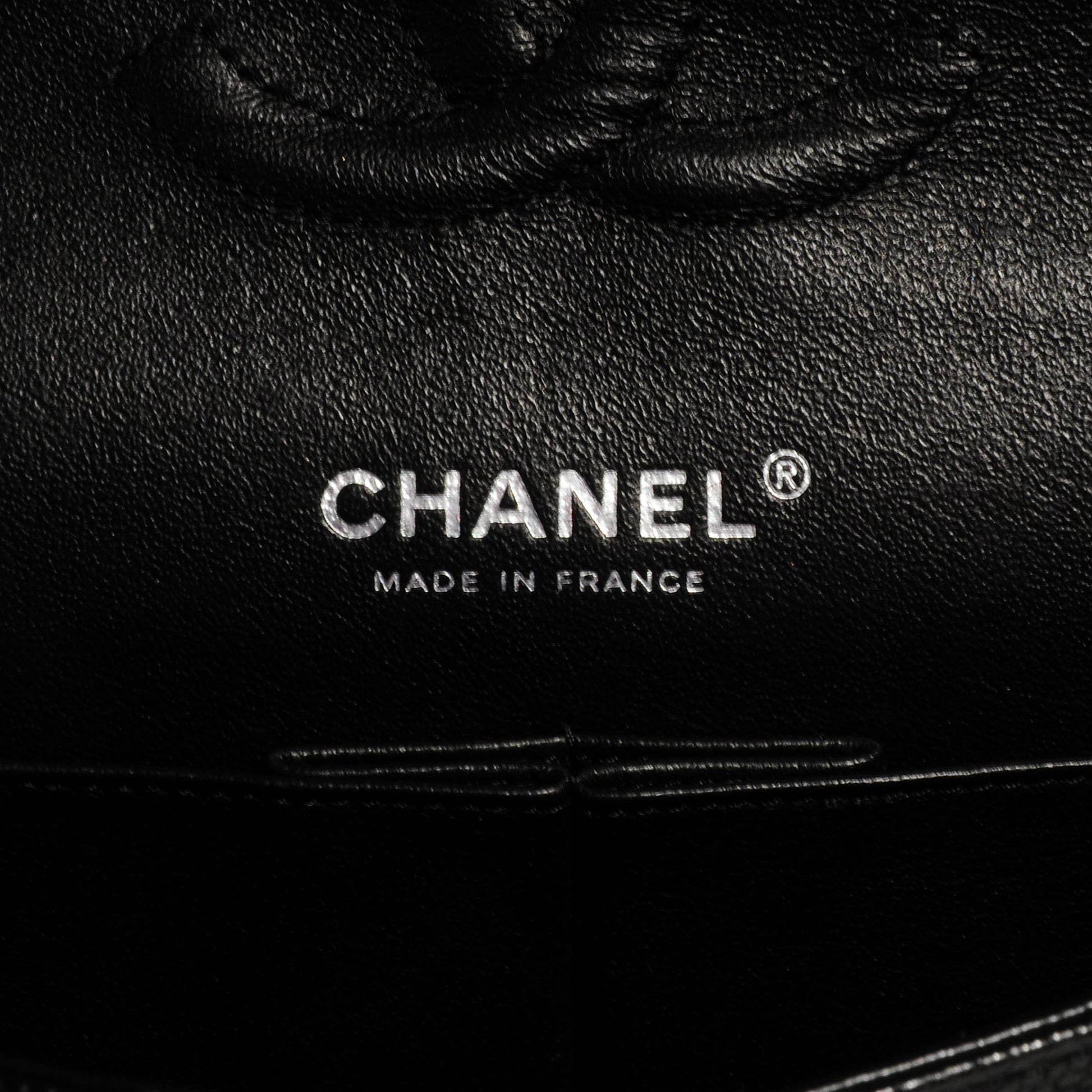 Chanel Caviar Quilted Medium Double Flap Black 7 of 8