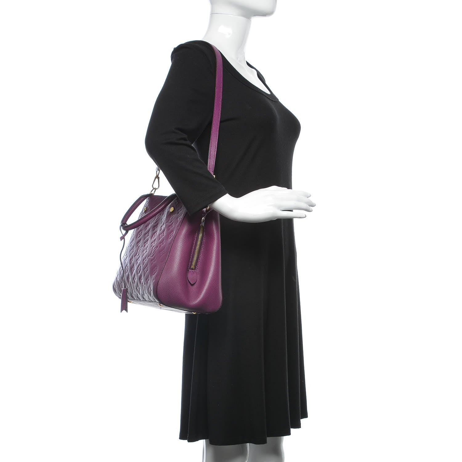 Louis Vuitton Empreinte Montaigne MM Amethyste 2 of 12
