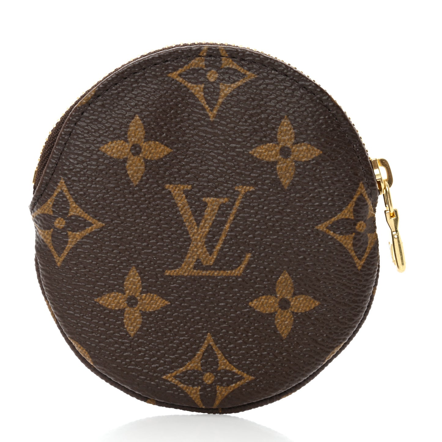 Monogram 2019 Christmas Animation Round Coin Purse Blue