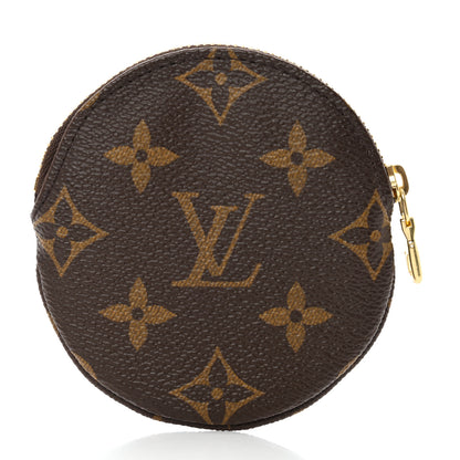 Louis Vuitton Monogram 2019 Christmas Animation Round Coin Purse Blue 2 of 7