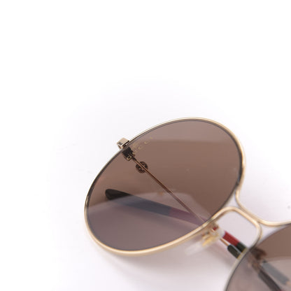 Gucci Round Sunglasses GG0395S Red Green 8 of 8