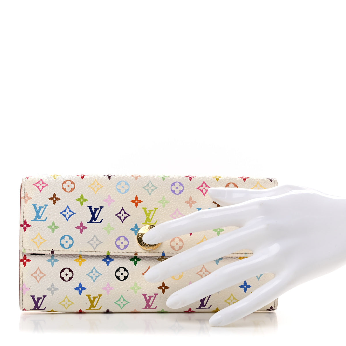 Monogram Multicolor Sarah Wallet White Grenade