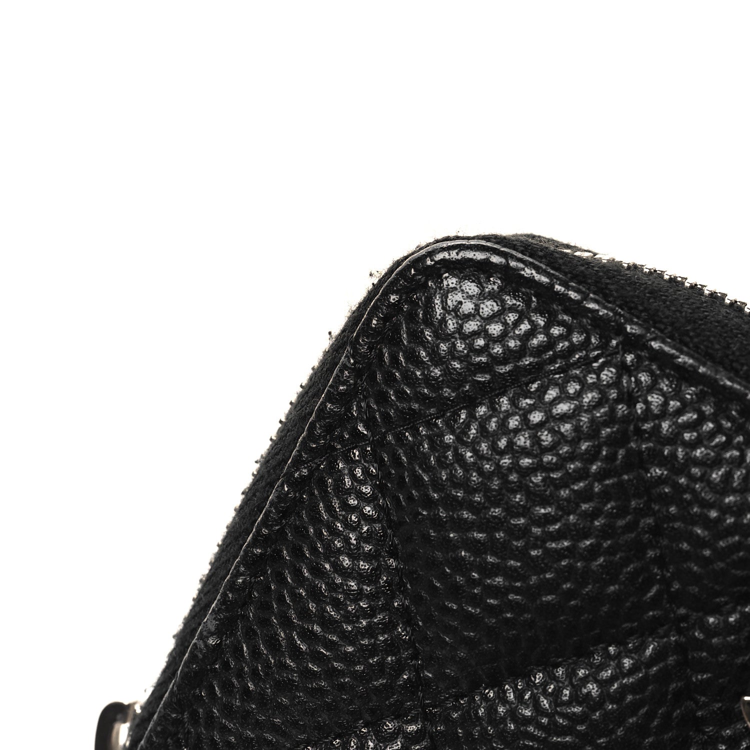 Chanel Caviar Quilted Zip Coin Purse Black 8 of 8