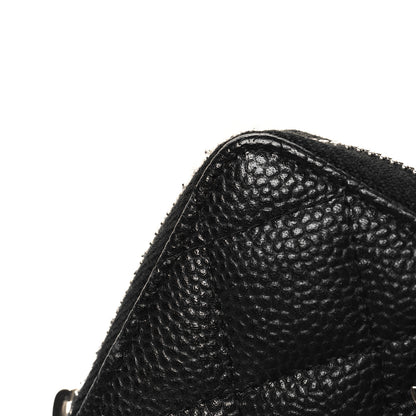Chanel Caviar Quilted Zip Coin Purse Black 8 of 8