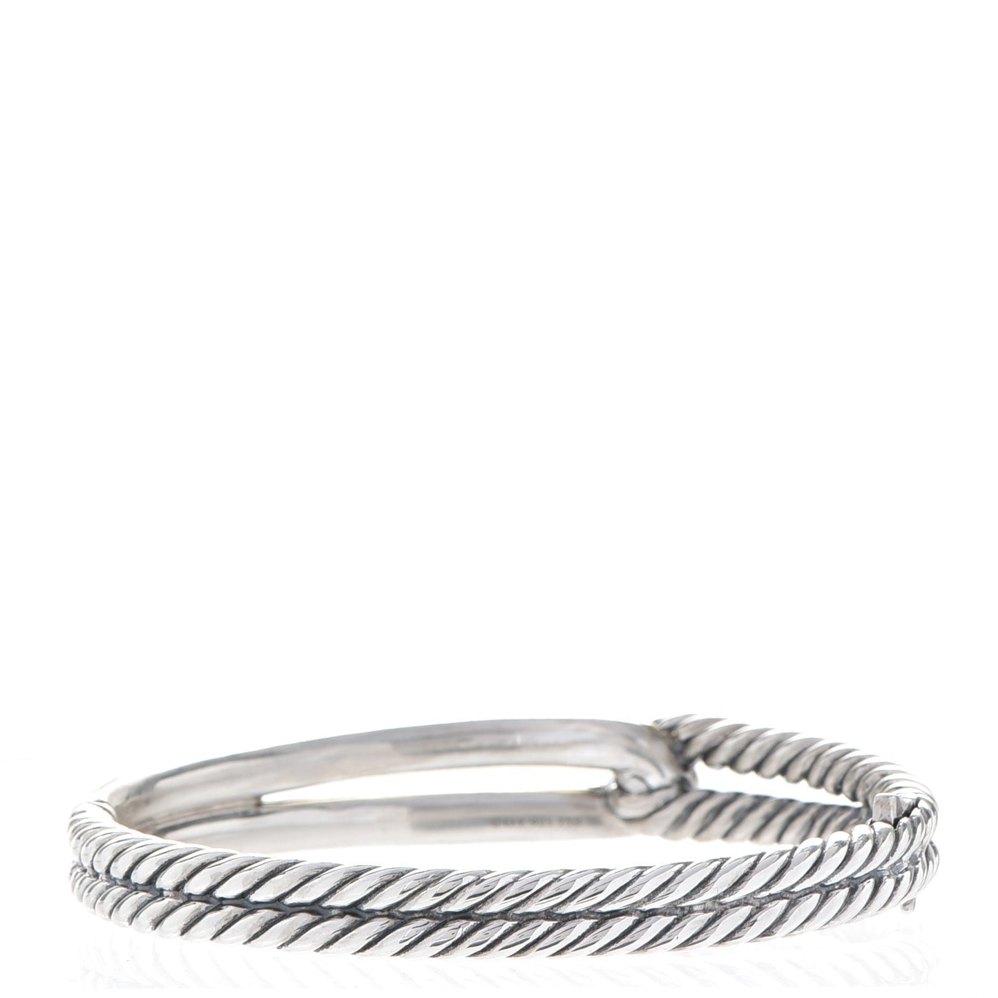 Sterling Silver 18K Gold 10mm Single Loop Labyrinth Bracelet