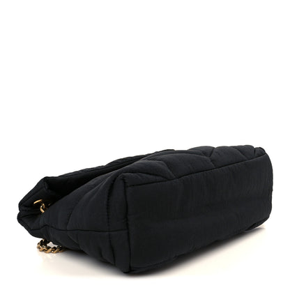 Saint Laurent Nylon Quilted Small Loulou Puffer Monogram Chain Satchel Black 4 of 10