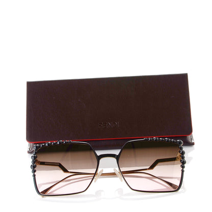 Fendi Square Dots Sunglasses FF 0259/S Black 8 of 8