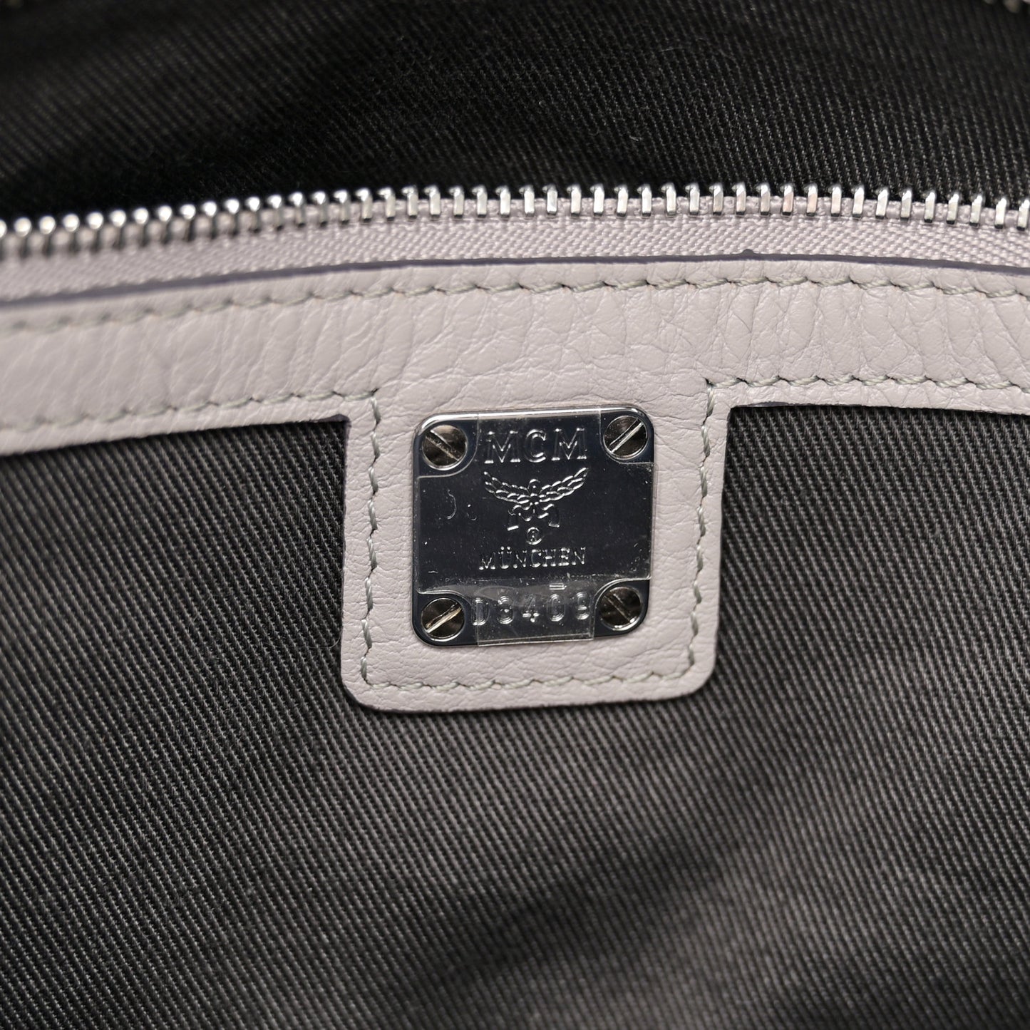 Calfskin Ottomar Monogram Klara Medium Hobo Dove Grey
