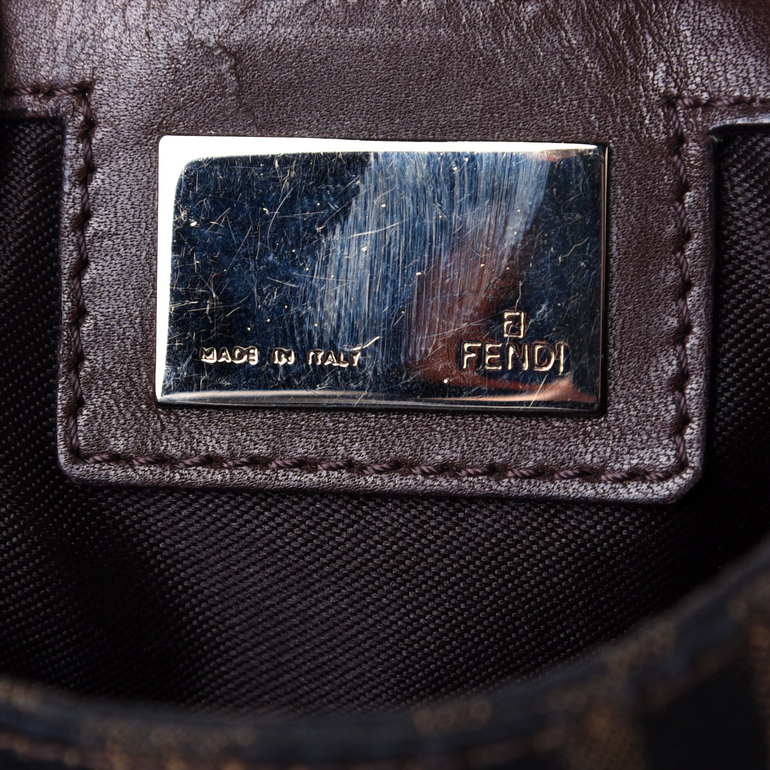 Fendi Zucca Baguette Tobacco 11 of 21