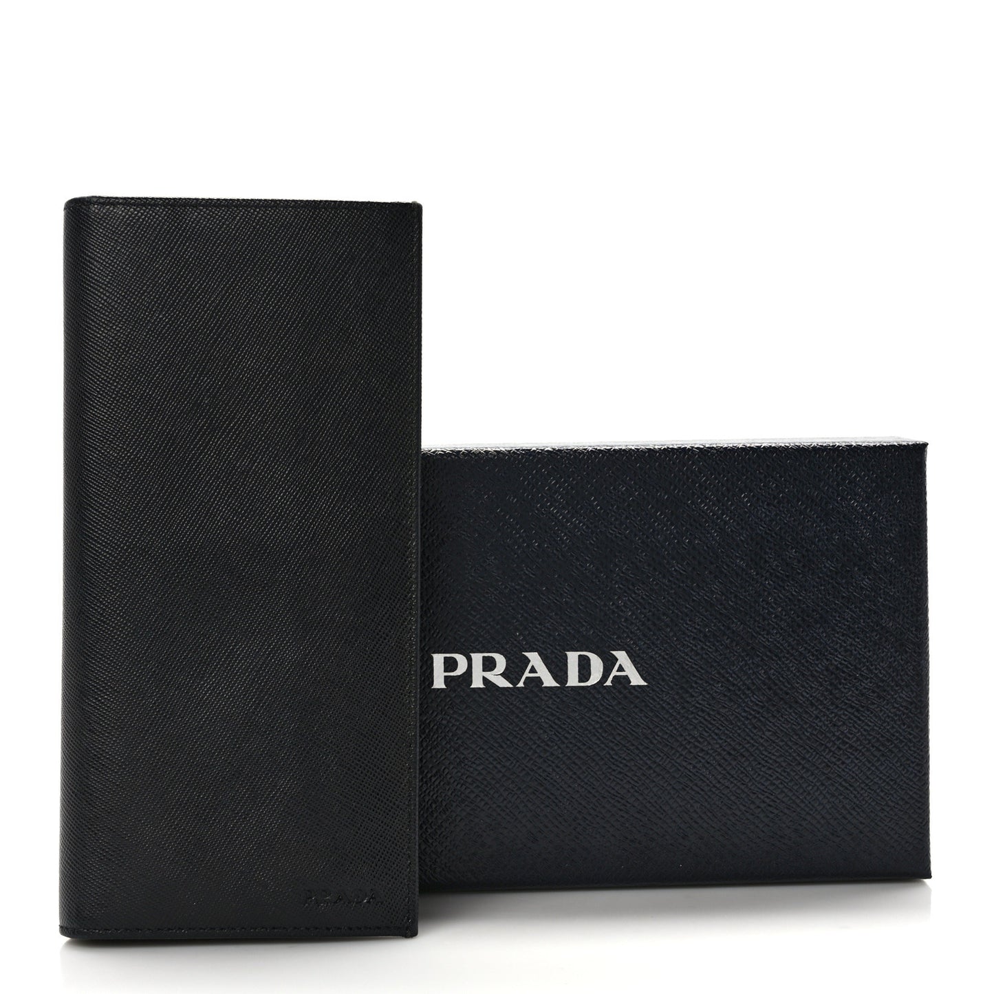 Saffiano Portfolio Wallet Black