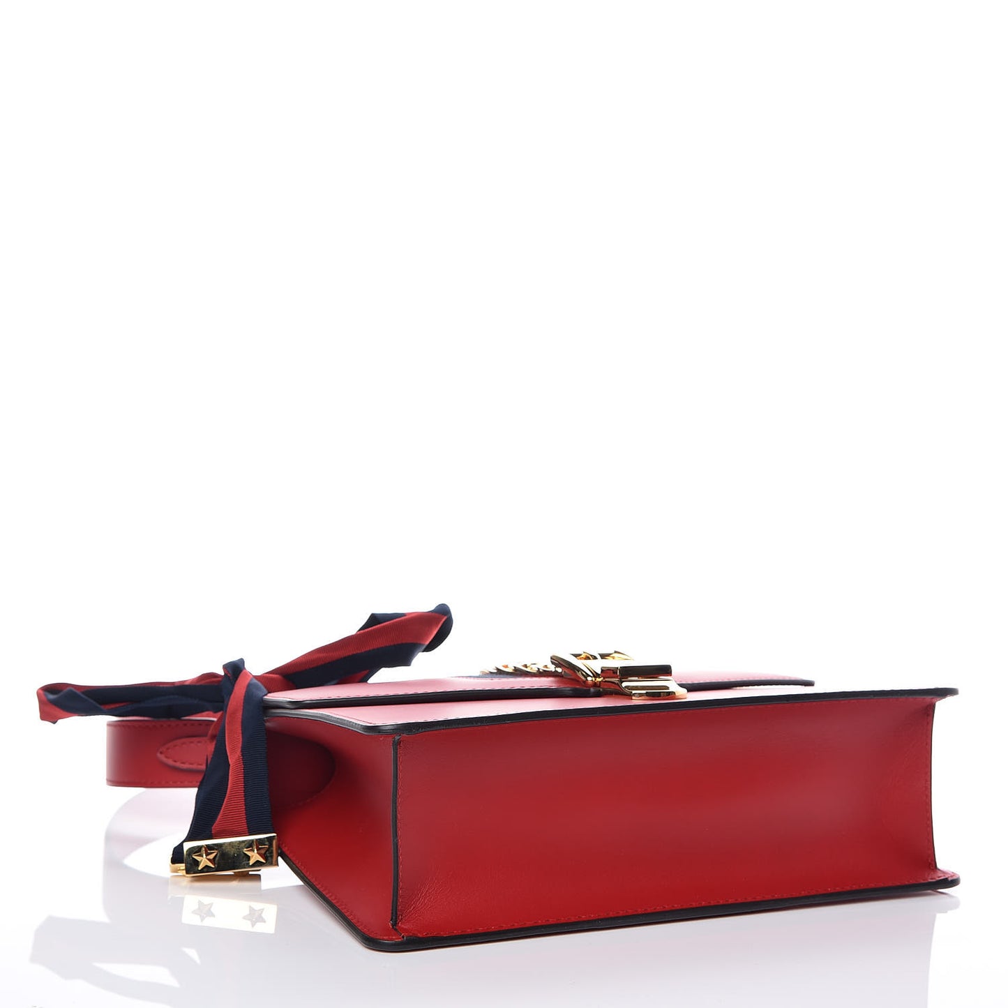 Calfskin Small Sylvie Shoulder Bag Hibiscus Red