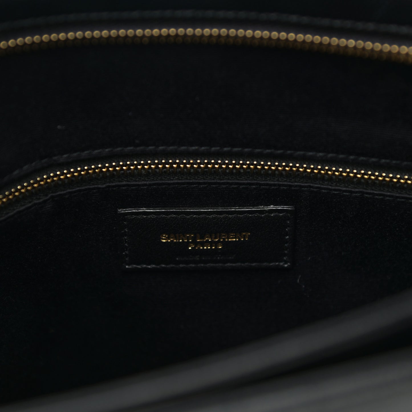 Grain De Poudre Matelasse Chevron Medium Tribeca Shopping Bag Black