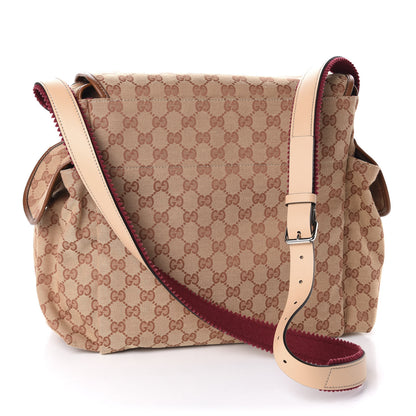 Gucci GG Monogram Diaper Bag Beige Ruggine Natural Antique Rose 3 of 11