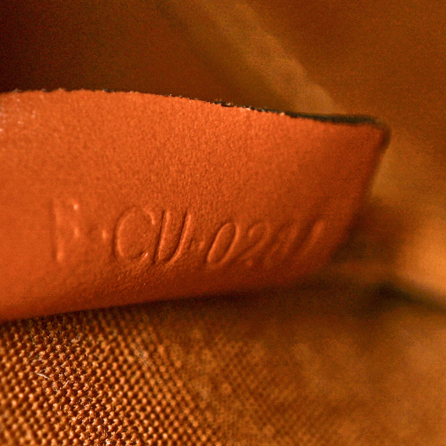 Celine Triomphe Canvas Calfskin Small Bucket Bag Tan 7 of 10