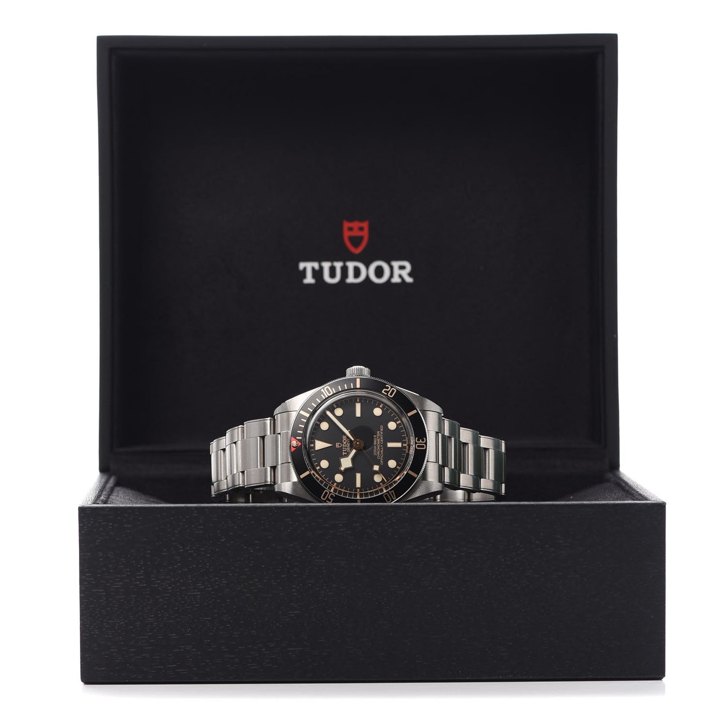Stainless Steel 39mm Black Bay Fifty Eight Automatic Watch Black 79030N
