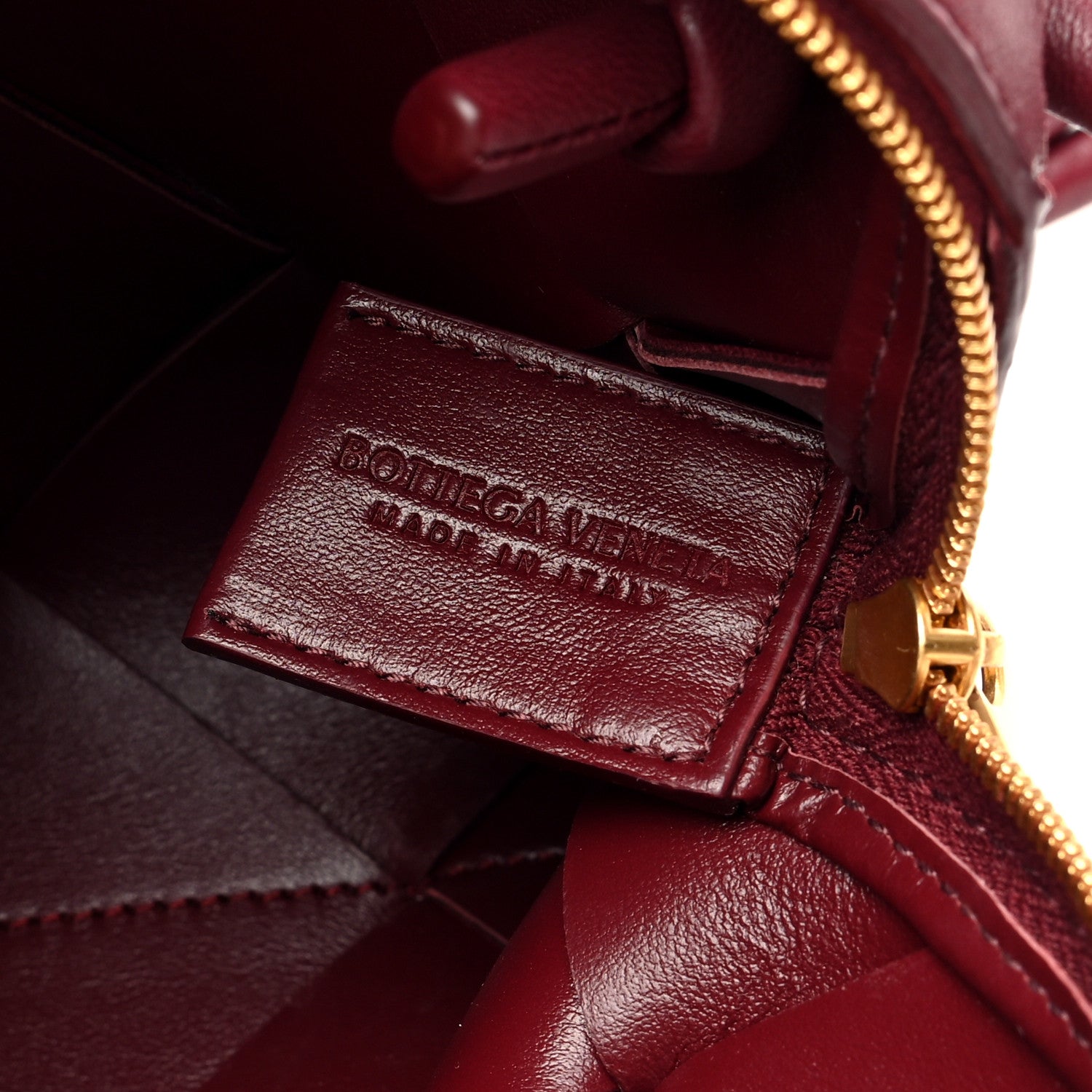 Bottega Veneta Lambskin Maxi Intrecciato Mini Cassette Camera Bag Bordeaux 6 of 9