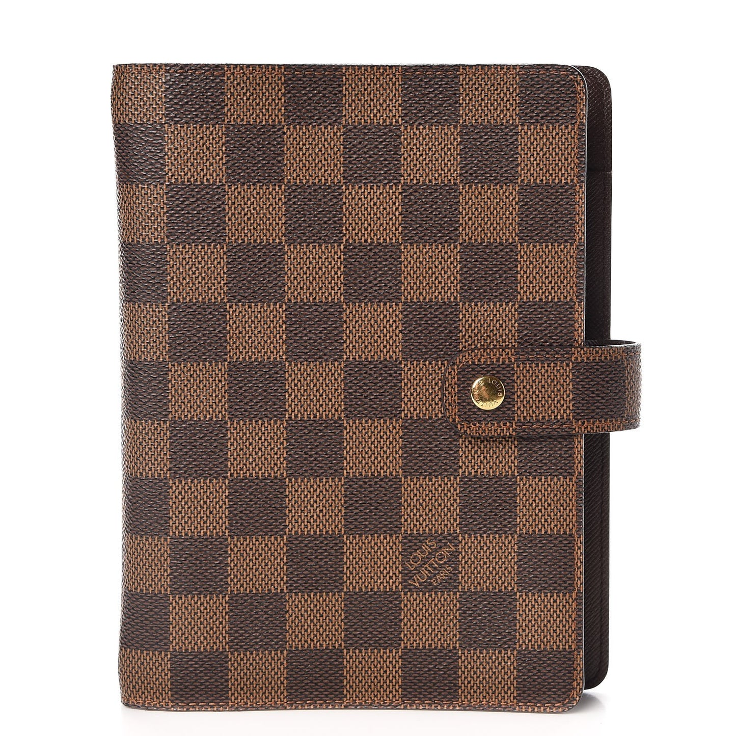 Damier Ebene Medium Ring Agenda Cover