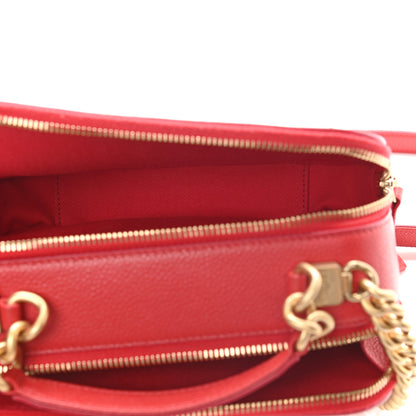 Chanel Caviar Quilted Small Camera Case Red 6 of 10