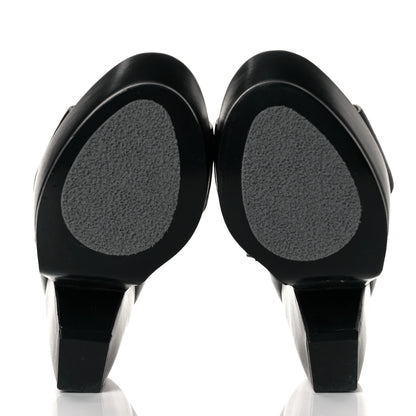 Balenciaga Lambskin Wedge Sandals 36 Black 9 of 18