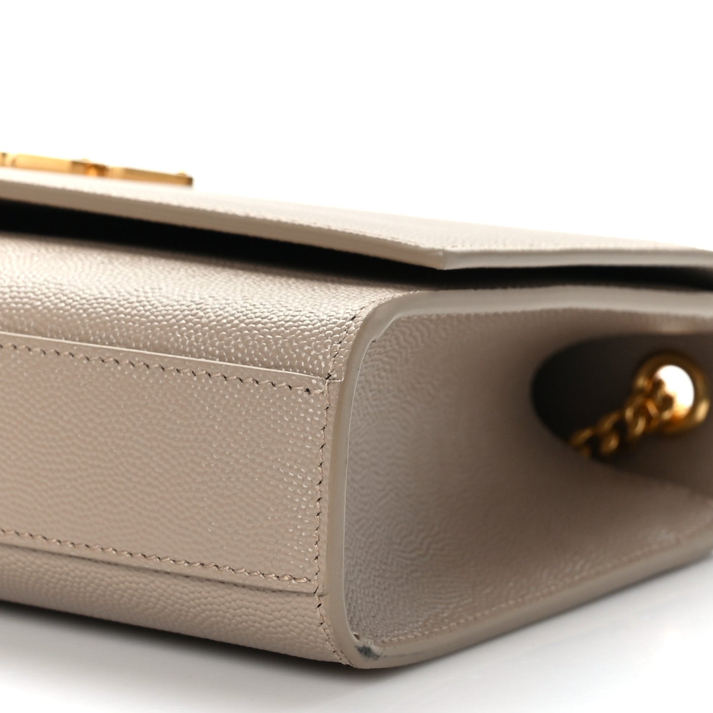 Grain De Poudre Medium Monogram Kate Satchel Dark Beige