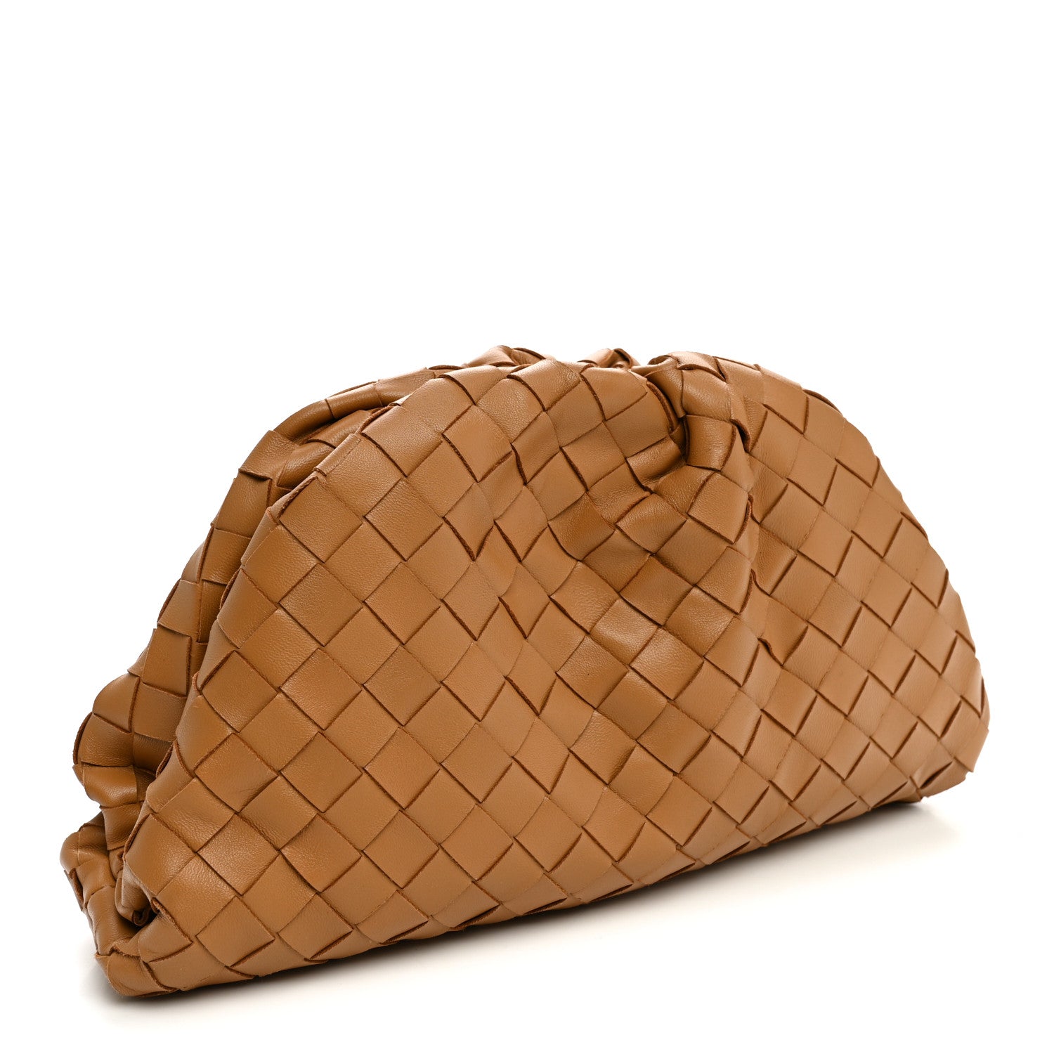 Bottega Veneta Nappa Intrecciato Teen Pouch Caramel 3 of 7
