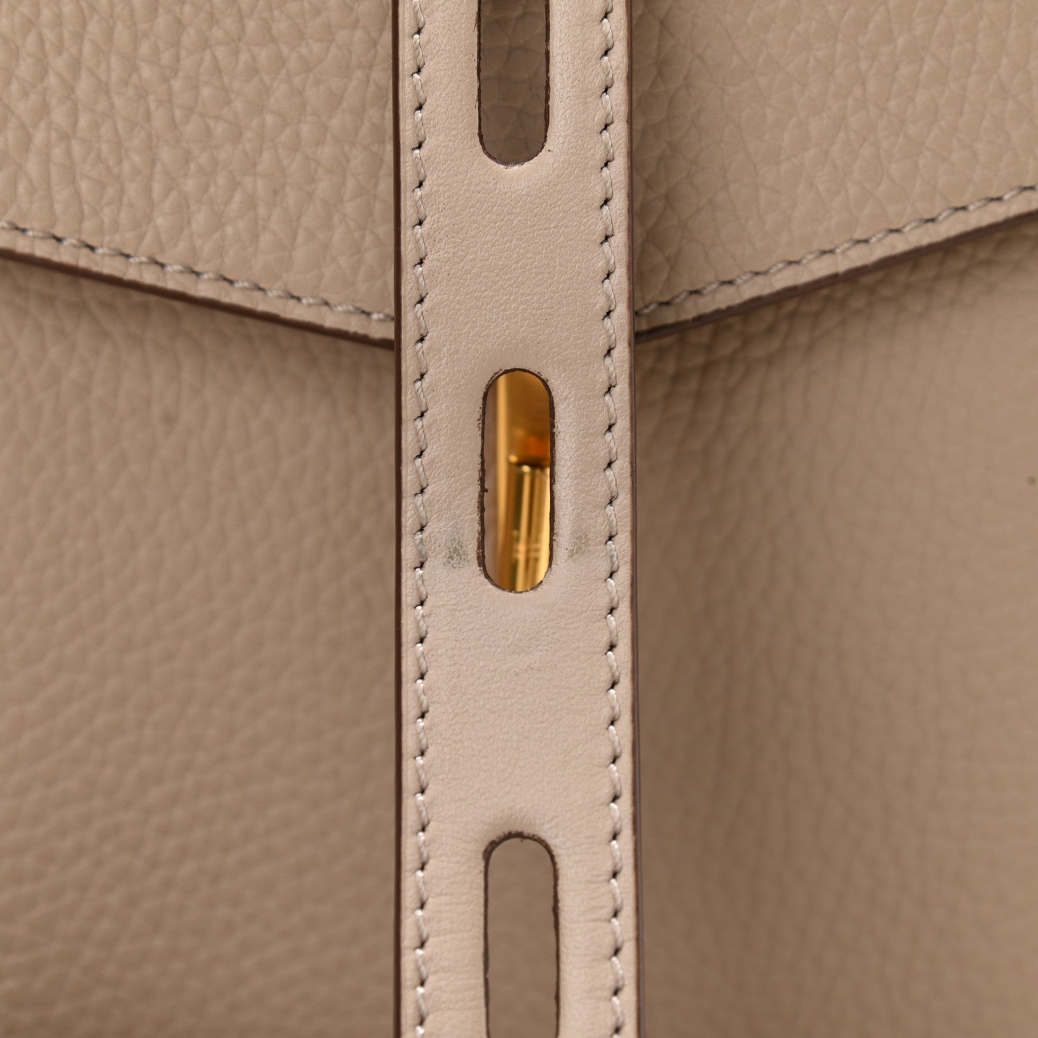 Tom Ford Grained Calfskin Rialto Crossbody Taupe 10 of 11