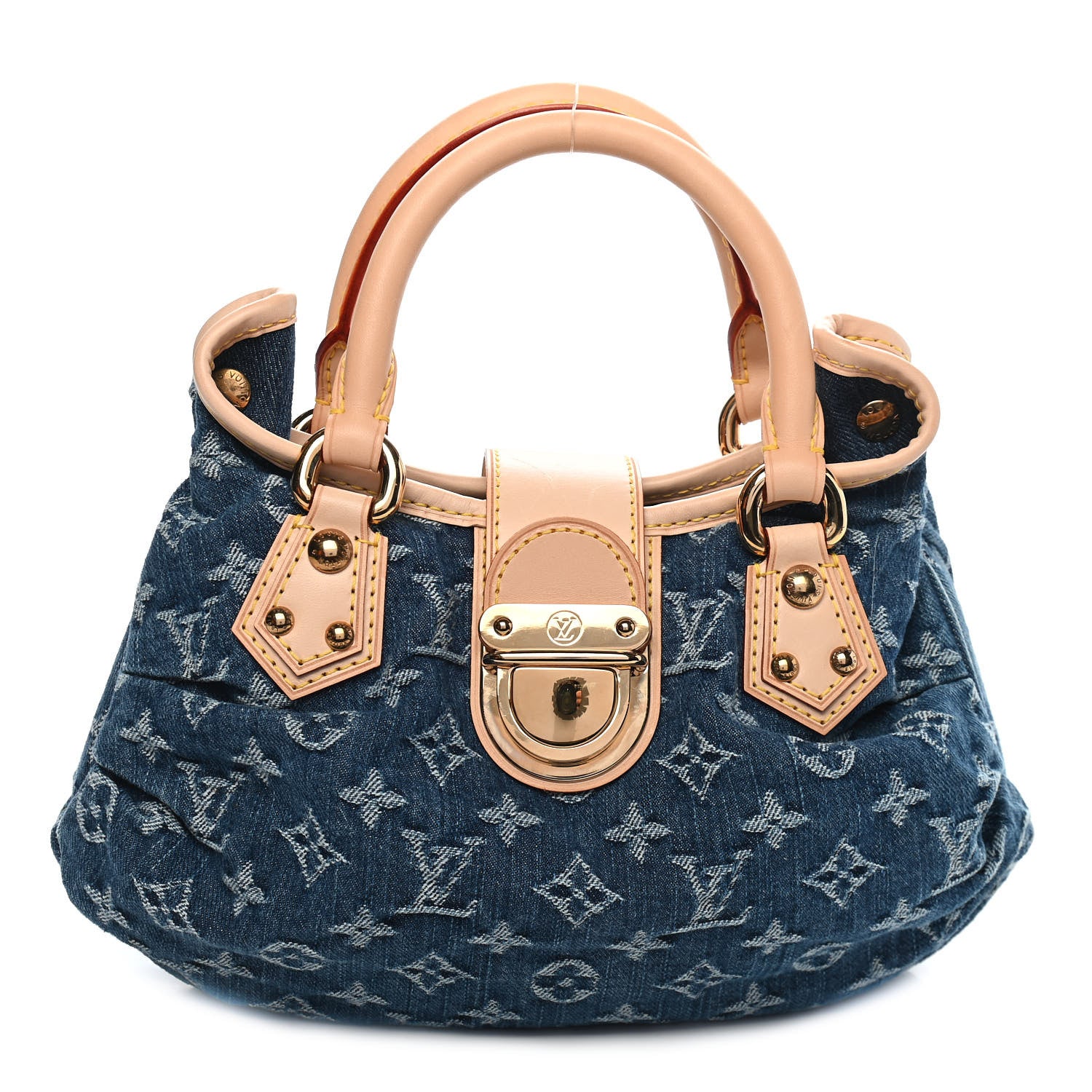 Louis Vuitton Monogram Denim Pleaty Blue 1 of 9
