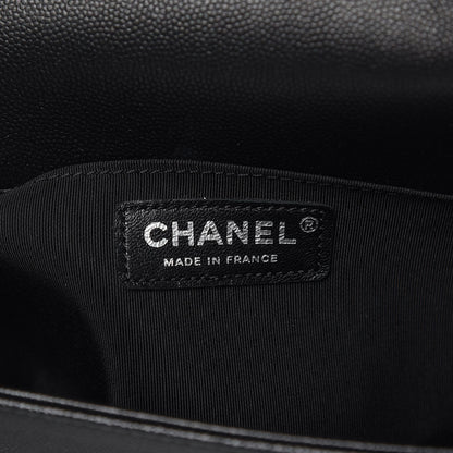 Chanel Caviar Quilted Medium Boy Flap So Black 6 of 10