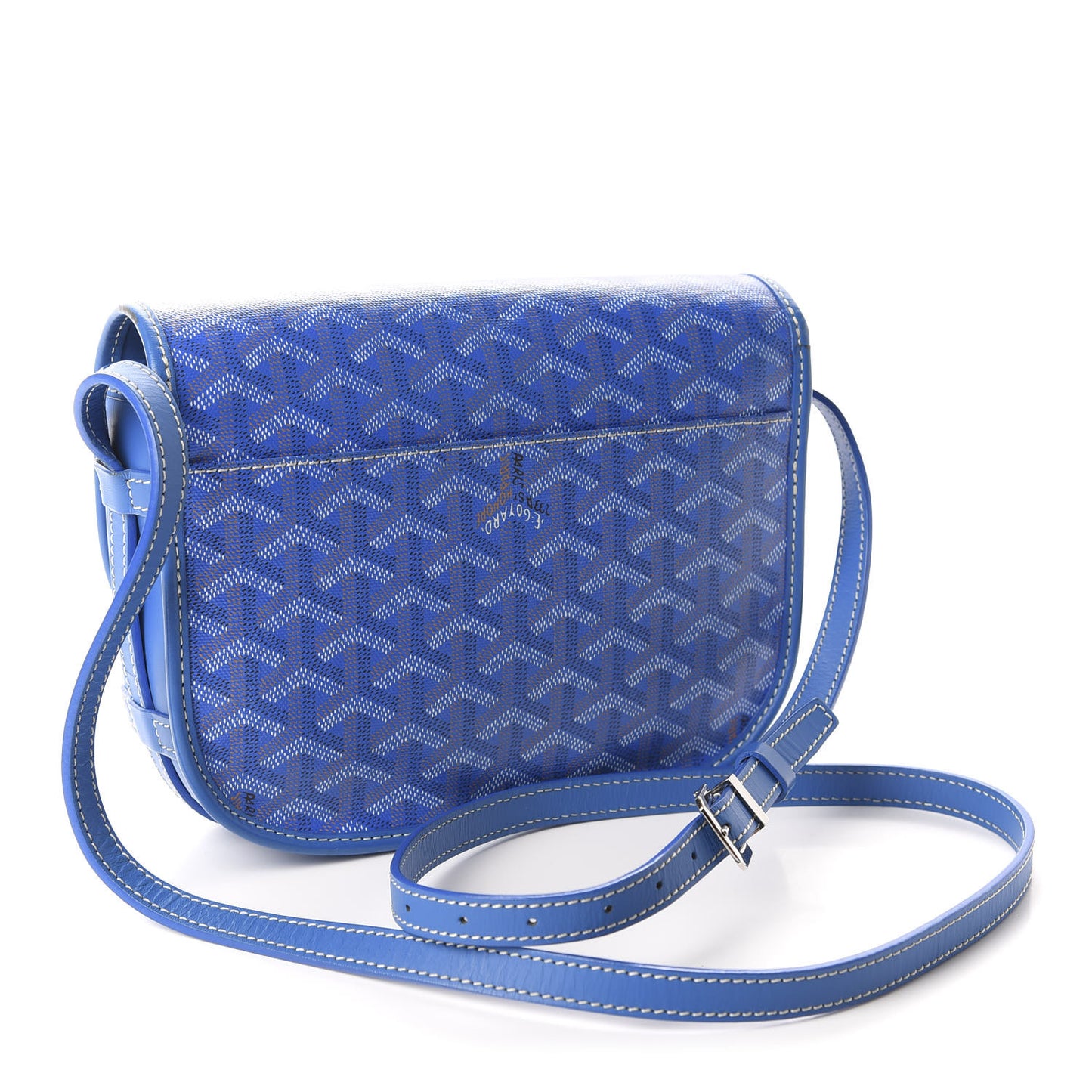 Goyardine Belvedere PM Messenger Bag Sky Blue