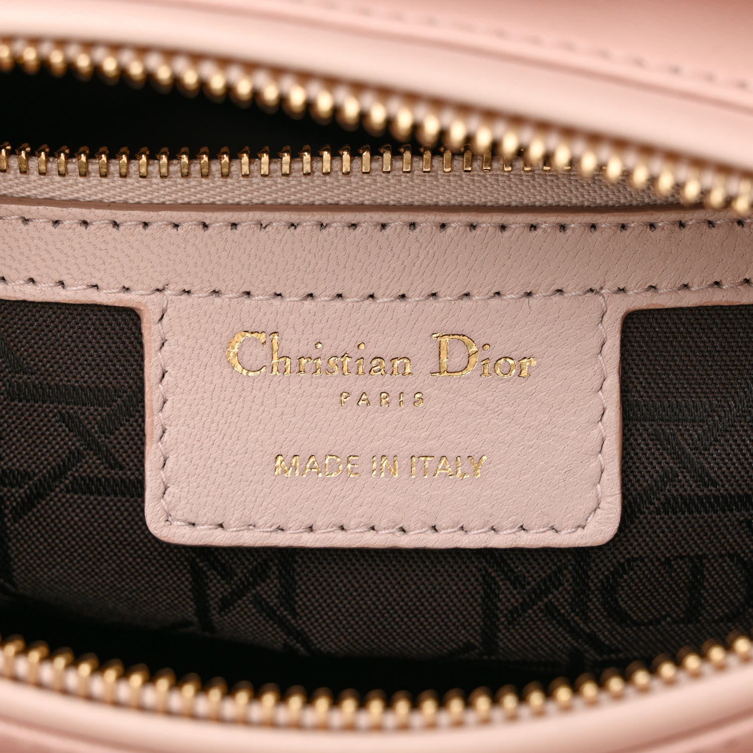Christian Dior Lambskin Cannage Medium Lady Dior Light Pink 6 of 10