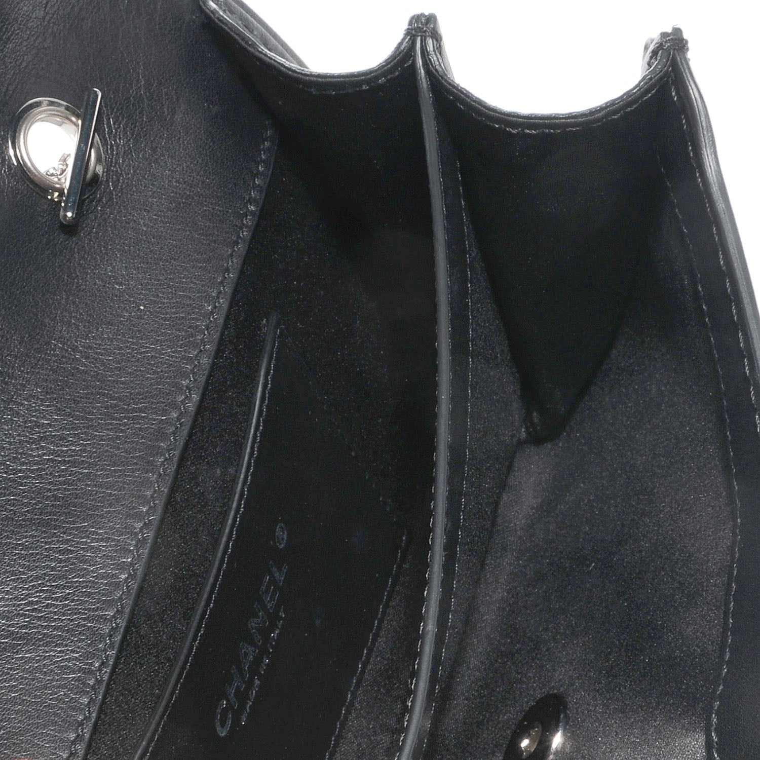 Chanel Calfskin Mini Flap Black 6 of 8