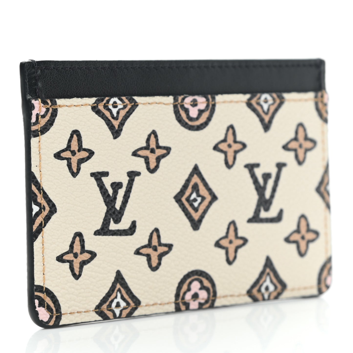 Monogram Giant Wild At Heart Card Holder Arizona