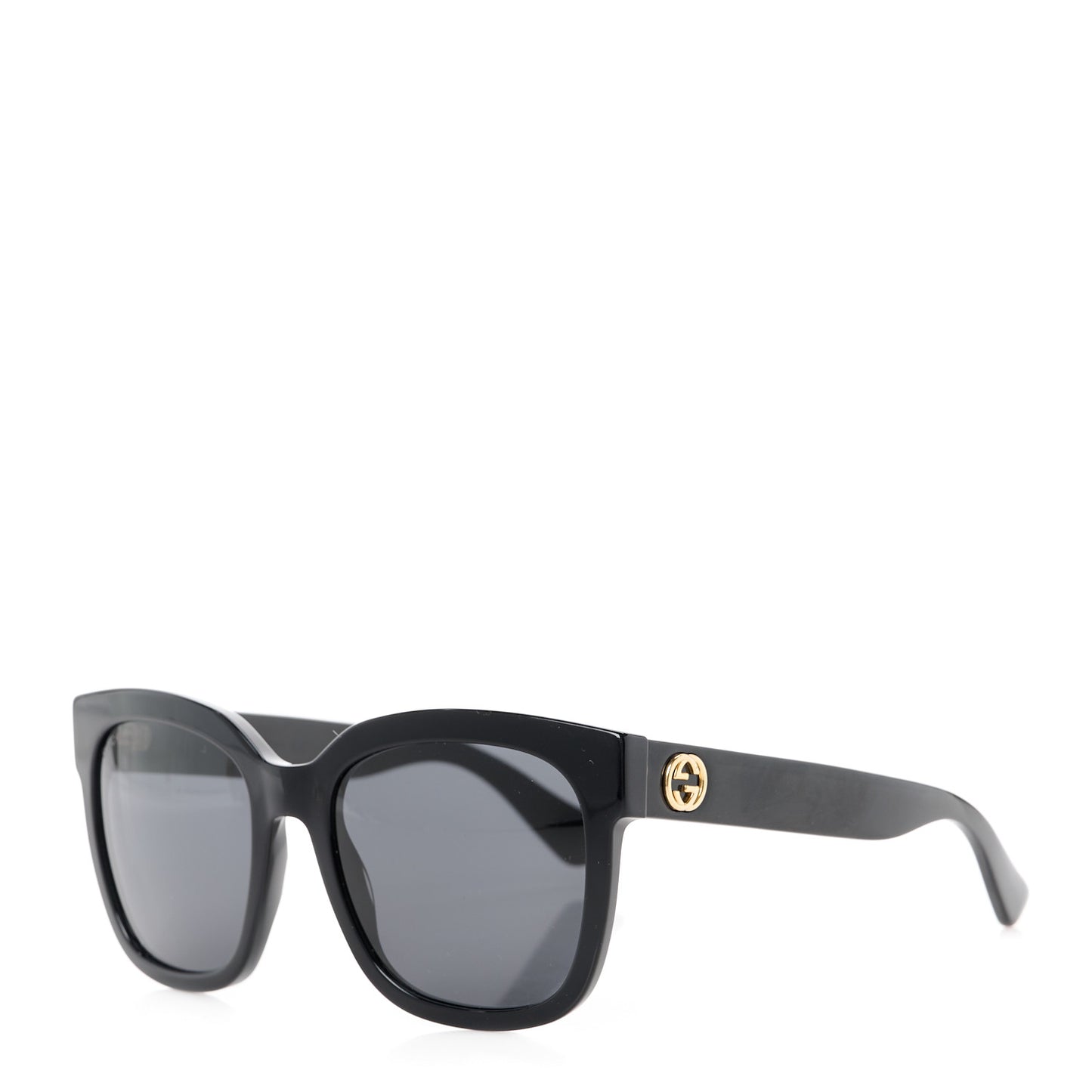 Acetate Square Frame Sunglasses GG0034S Black
