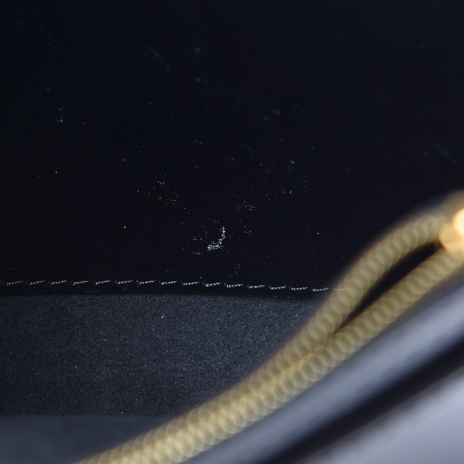 Louis Vuitton Calfskin Pochette Louise GM Black 10 of 11
